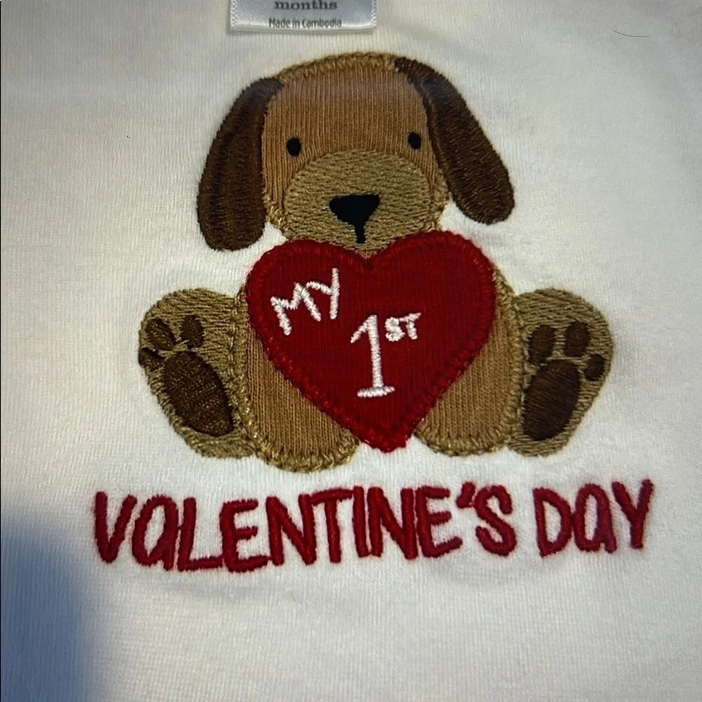 Gymboree My 1st Valentine’s Day Onesie, 3-6M